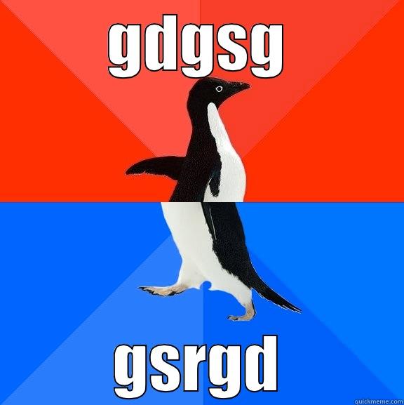 GDGSG GSRGD Socially Awesome Awkward Penguin