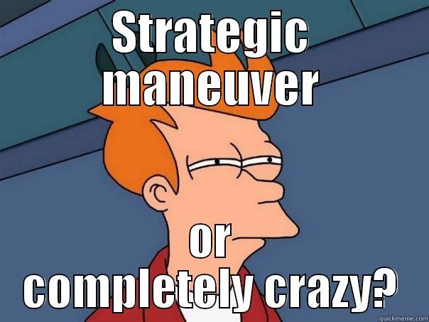 STRATEGIC MANEUVER OR COMPLETELY CRAZY? Futurama Fry