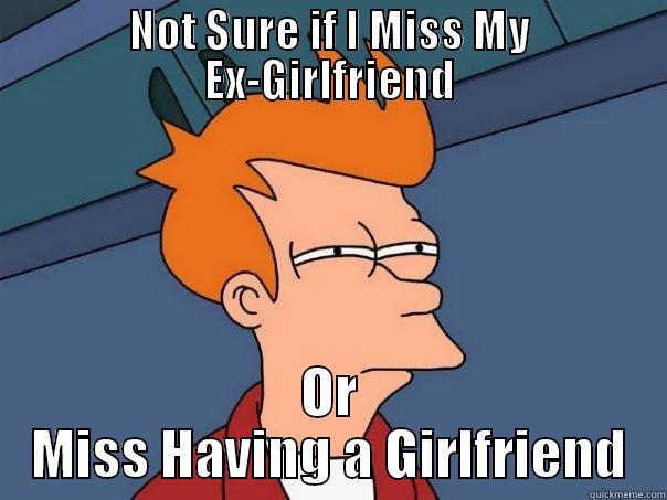 NOT SURE IF I MISS MY EX-GIRLFRIEND OR MISS HAVING A GIRLFRIEND Futurama Fry