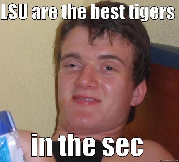 LSU ARE THE BEST TIGERS  IN THE SEC 10 Guy