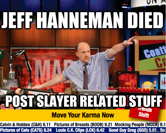 Jeff Hanneman died Post Slayer related stuff  Mad Karma with Jim Cramer