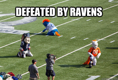 Defeated by Ravens  Defeated by Ravens