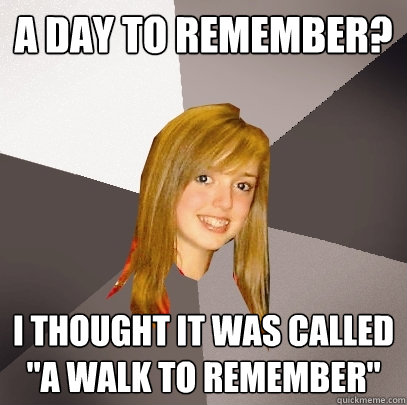 a day to remember? i thought it was called 