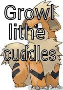 growlithe swagasaurs - GROWL LITHE  CUDDLES Misc