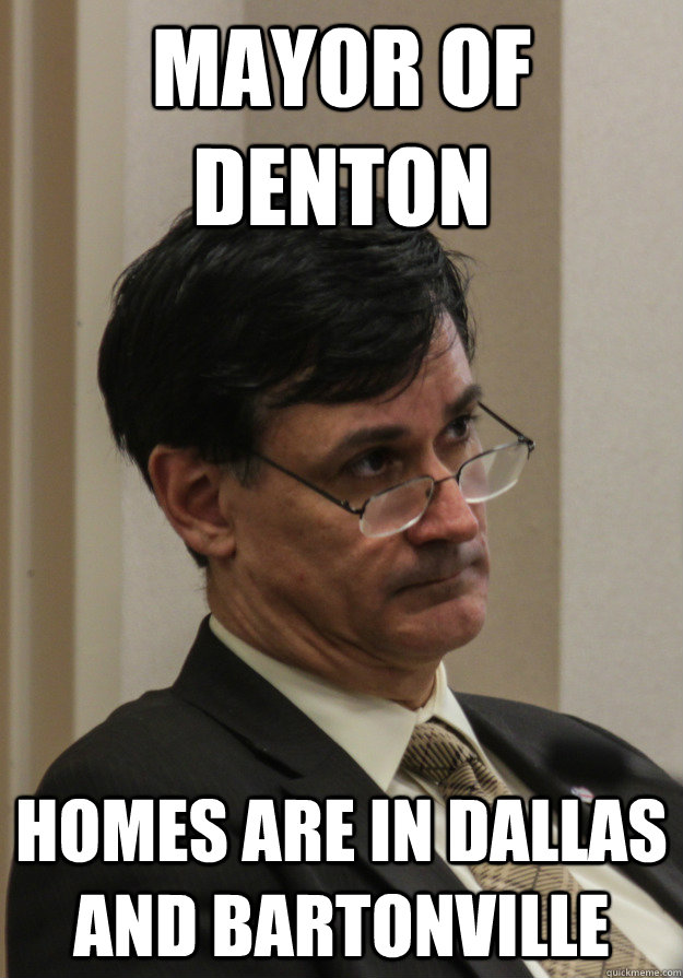 mayor of denton homes are in dallas and bartonville  