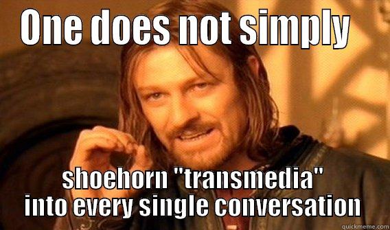 Shoehorn Transmedia - ONE DOES NOT SIMPLY   SHOEHORN 