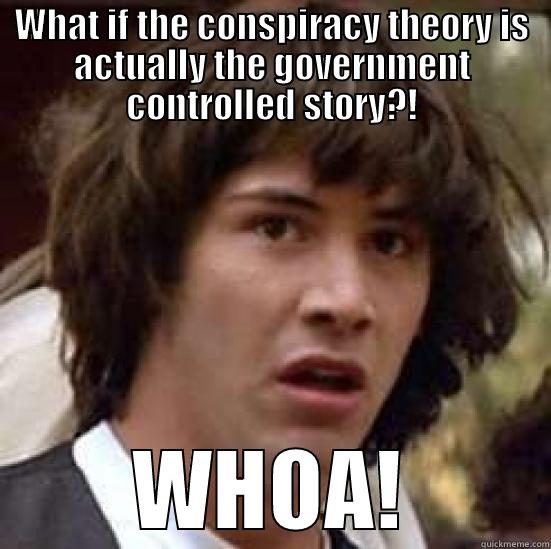 WHAT IF THE CONSPIRACY THEORY IS ACTUALLY THE GOVERNMENT CONTROLLED STORY?! WHOA! conspiracy keanu