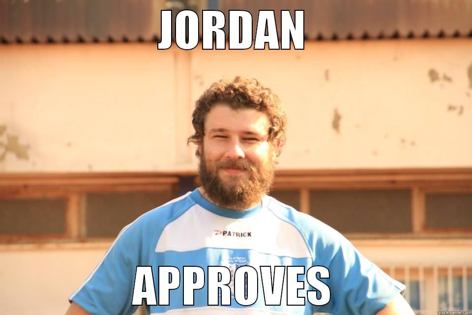 JORDAN APPROVES Misc