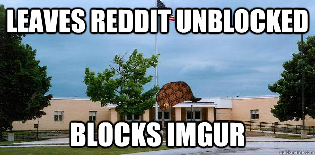 Leaves Reddit unblocked BLocks Imgur  Scumbag School