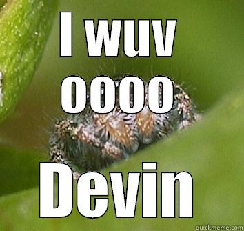 I WUV OOOO DEVIN Misunderstood Spider