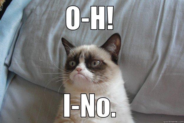 O-H! I-NO. Grumpy Cat