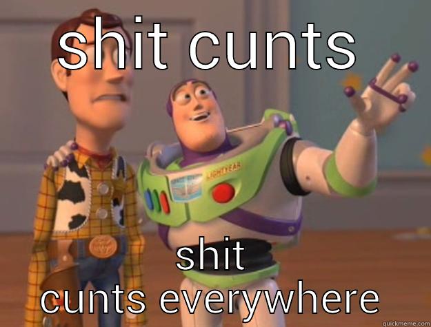 SHIT CUNTS SHIT CUNTS EVERYWHERE Toy Story