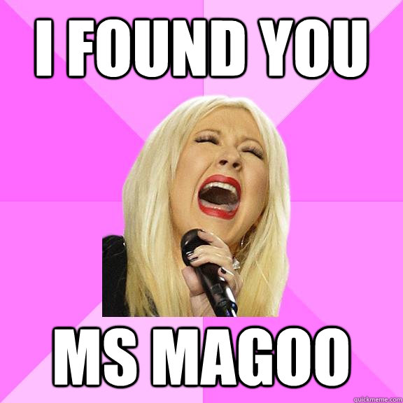 i found you ms magoo  Wrong Lyrics Christina