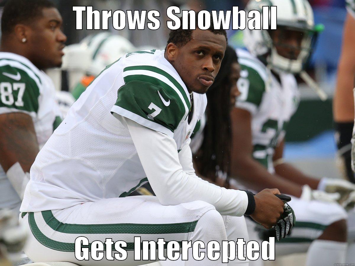 Geno Smith Sucks - THROWS SNOWBALL GETS INTERCEPTED Misc