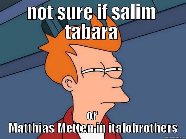 NOT SURE IF SALIM TABARA OR  MATTHIAS METTEN IN ITALOBROTHERS Futurama Fry