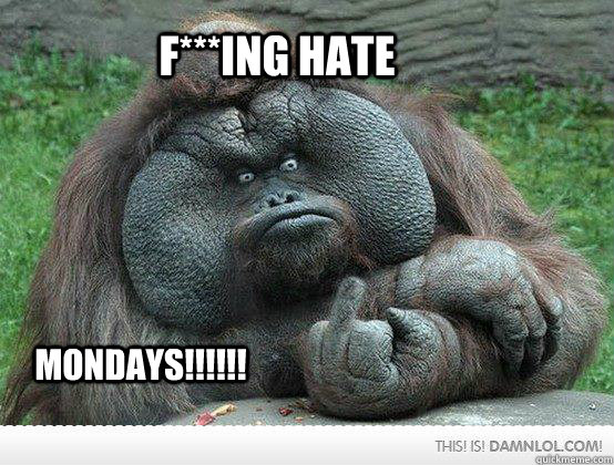 F***ING HATE  MONDAYS!!!!!! - F***ING HATE  MONDAYS!!!!!!  No more mondays