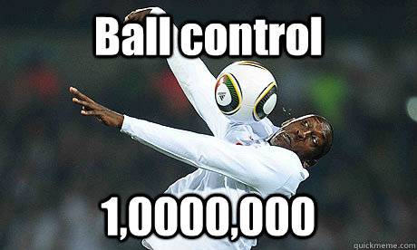 Ball control 1,0000,000 - Ball control 1,0000,000  Heskey Cranks it