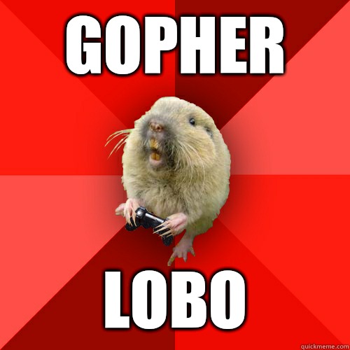 Gopher Lobo  Gaming Gopher