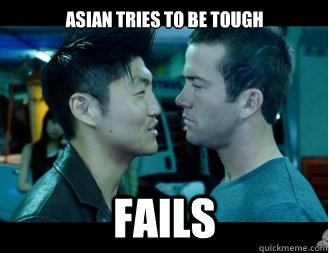 Asian tries to be tough FAILS - Asian tries to be tough FAILS  Tokyo Drift