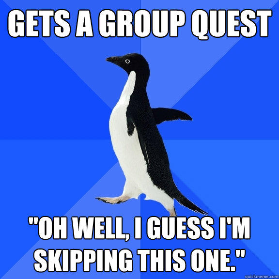 Gets a group quest 