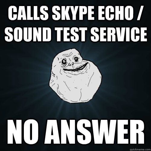 skype does mutual contact include echo sound test service