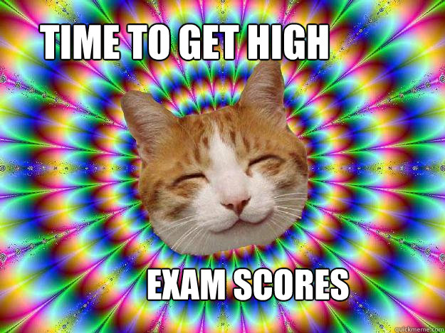 Time to get high exam scores  