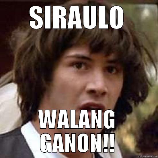 Eh Ano?!!  - SIRAULO WALANG GANON!! conspiracy keanu