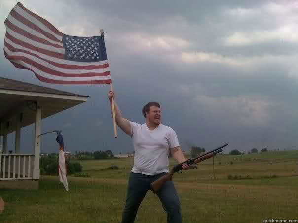    Overly Patriotic American