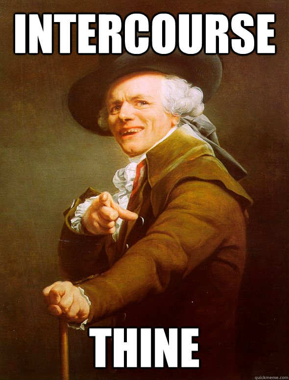 Intercourse thine  Joseph Ducreux