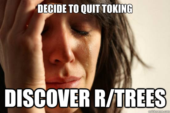 Decide to quit toking Discover r/trees - Decide to quit toking Discover r/trees  First World Problems