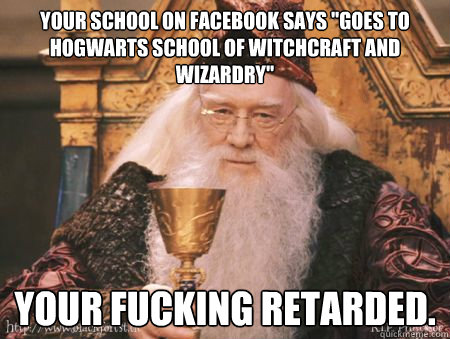 YOUR SCHOOL ON FACEBOOK SAYS 