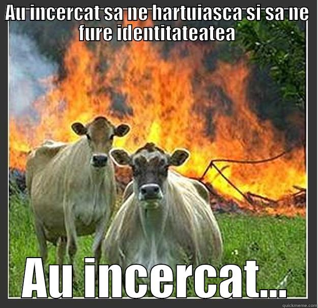 Funny Image - AU INCERCAT SA NE HARTUIASCA SI SA NE FURE IDENTITATEATEA AU INCERCAT... Evil cows