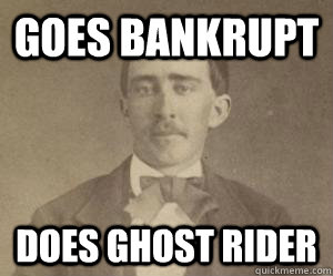 Goes bankrupt does ghost rider  Civil War Nick Cage