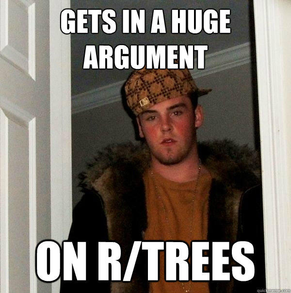 Gets in a huge argument On r/trees - Gets in a huge argument On r/trees  Scumbag Steve