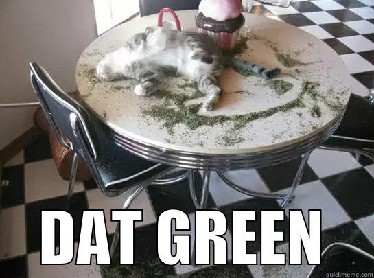 dat green cat catnip -  DAT GREEN Misc