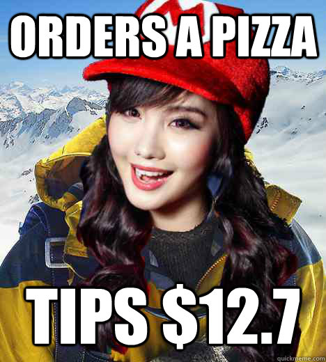 orders a pizza tips $12.7 - orders a pizza tips $12.7  siglemic