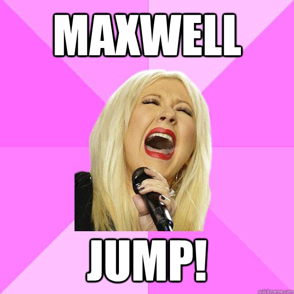 MAXWELL JUMP!  Wrong Lyrics Christina