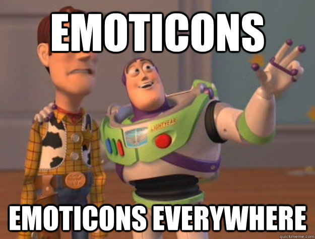 Emoticons Emoticons Everywhere  Buzz Lightyear