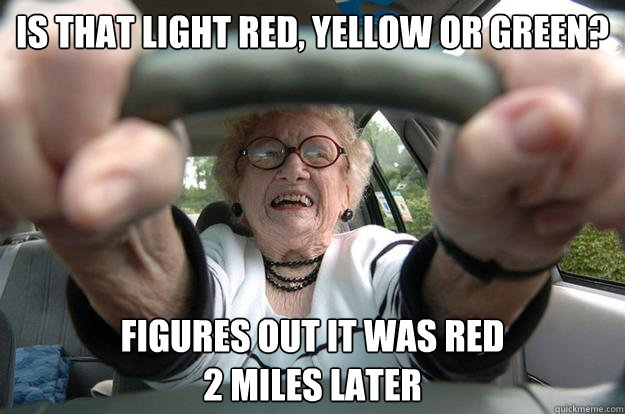 is that light red, yellow or green? figures out it was red 
2 miles later  