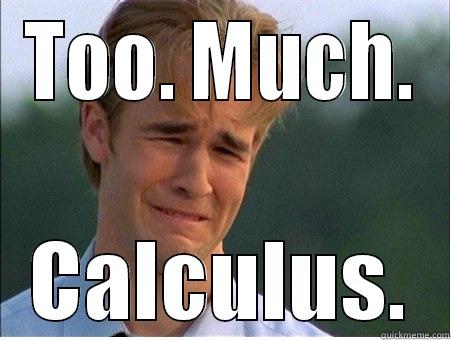 TOO. MUCH. CALCULUS. 1990s Problems