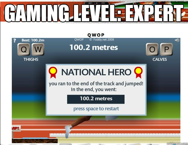 GAMING LEVEL: EXPERT   