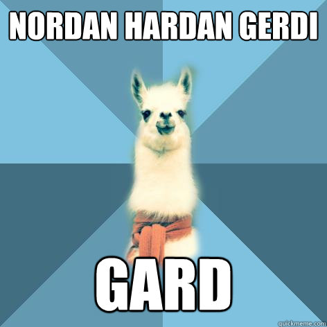 nordan hardan gerdi gard  Linguist Llama