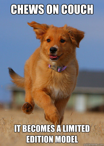 chews on couch it becomes a limited edition model  Ridiculously Photogenic Puppy