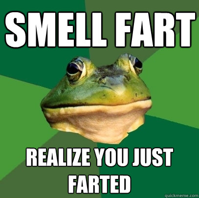 SMELL FART REALIZE YOU JUST FARTED - SMELL FART REALIZE YOU JUST FARTED  Foul Bachelor Frog