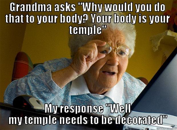 GRANDMA ASKS 