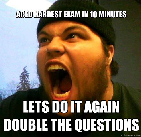 Aced Hardest Exam in 10 Minutes LETS DO IT AGAIN
DOUBLE THE QUESTIONS  