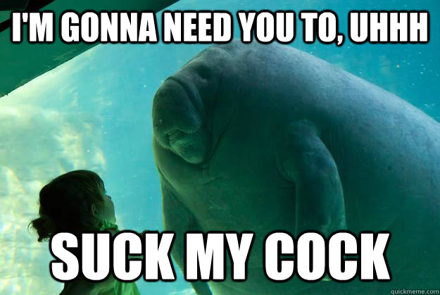 I'M GONNA NEED YOU TO, UHHH SUCK MY COCK  Overlord Manatee