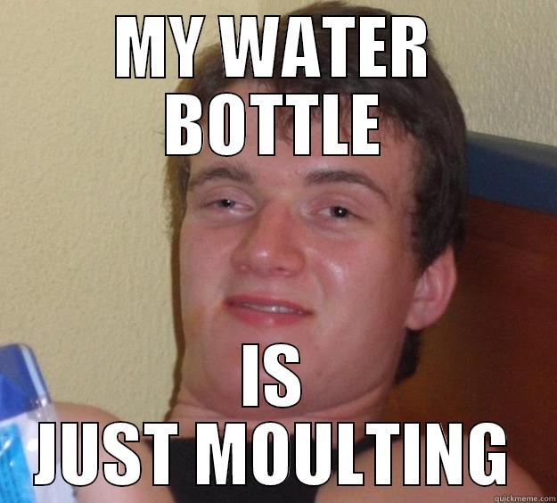 When my friend's water bottle was leaking... - MY WATER BOTTLE IS JUST MOULTING 10 Guy