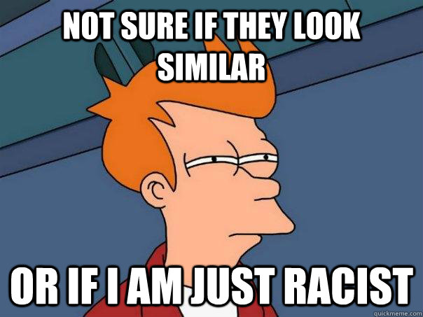 Not sure if they look similar or if i am just racist  Futurama Fry