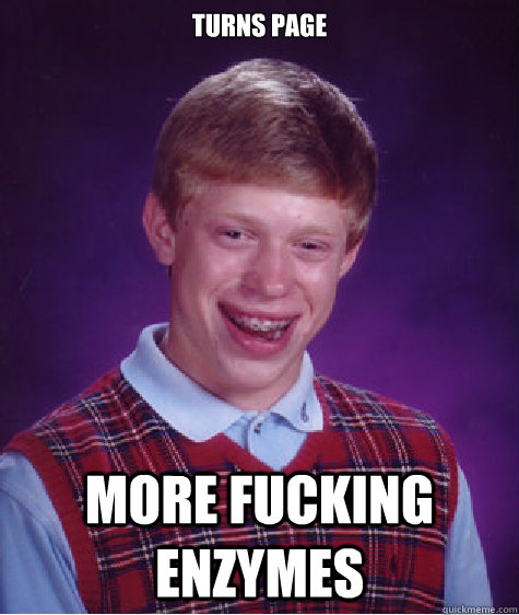 Turns Page MORE FUCKING ENZYMES - Turns Page MORE FUCKING ENZYMES  Bad Luck Brian